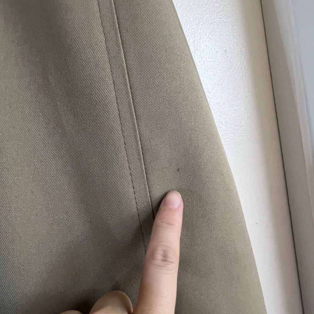 Vintage LONDON FOG Maincoats Trench Coat Tan Removable  Lining Zip 42 Reg - Picture 13 of 16